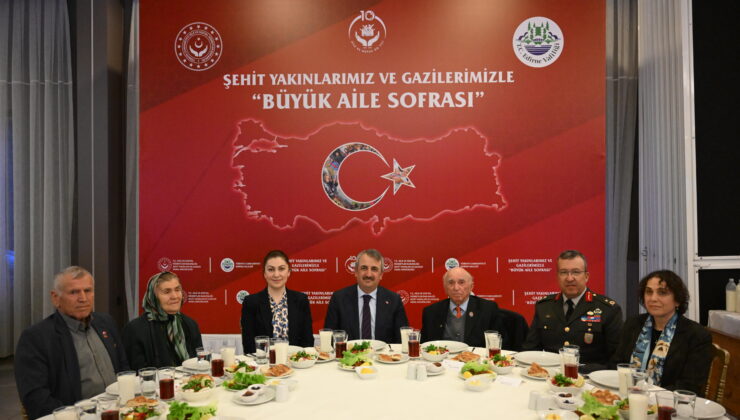 Şehit yakınları ve gaziler için iftar