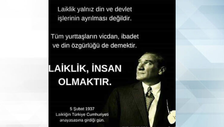 Laiklik ilkesinin anayasaya girişinin 89. yılı