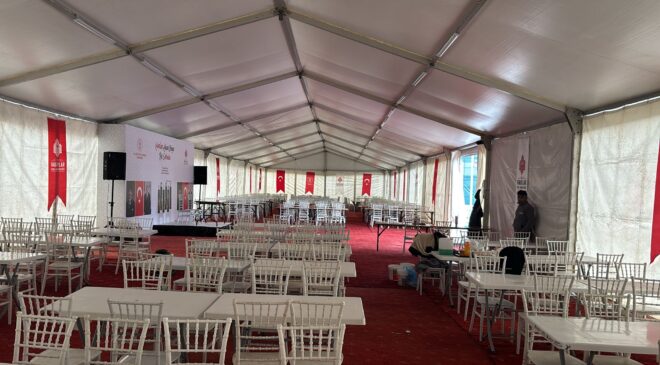 Vakıflardan 500 kişilik iftar çadırı