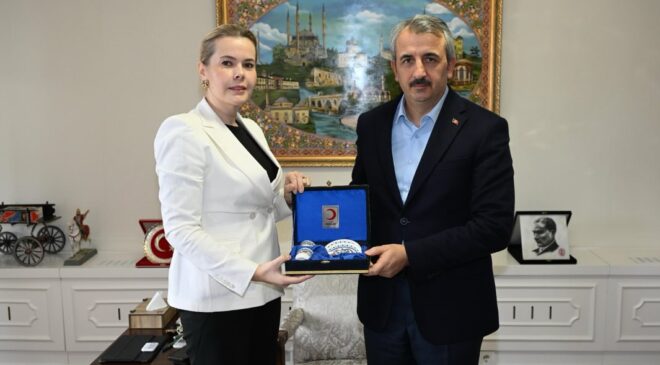 Türk Kızılay Edirne Şubesi’nden ziyaret