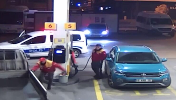 Çalıntı kamyonetle pompayı koparıp kaçtılar