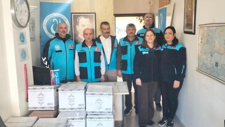 Dernekten ramazan desteği