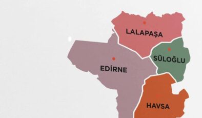 Edirne’nin nüfusu 422 bin 438 oldu