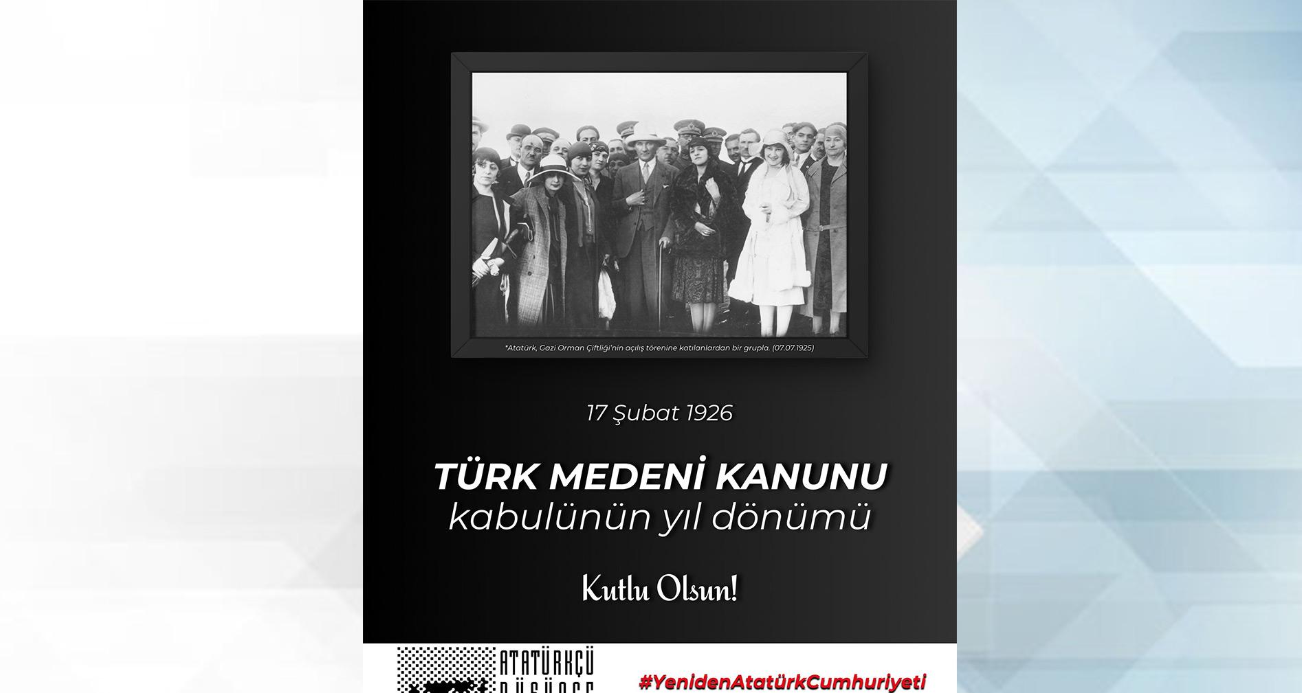 Medeni Kanun’un 100. yılı