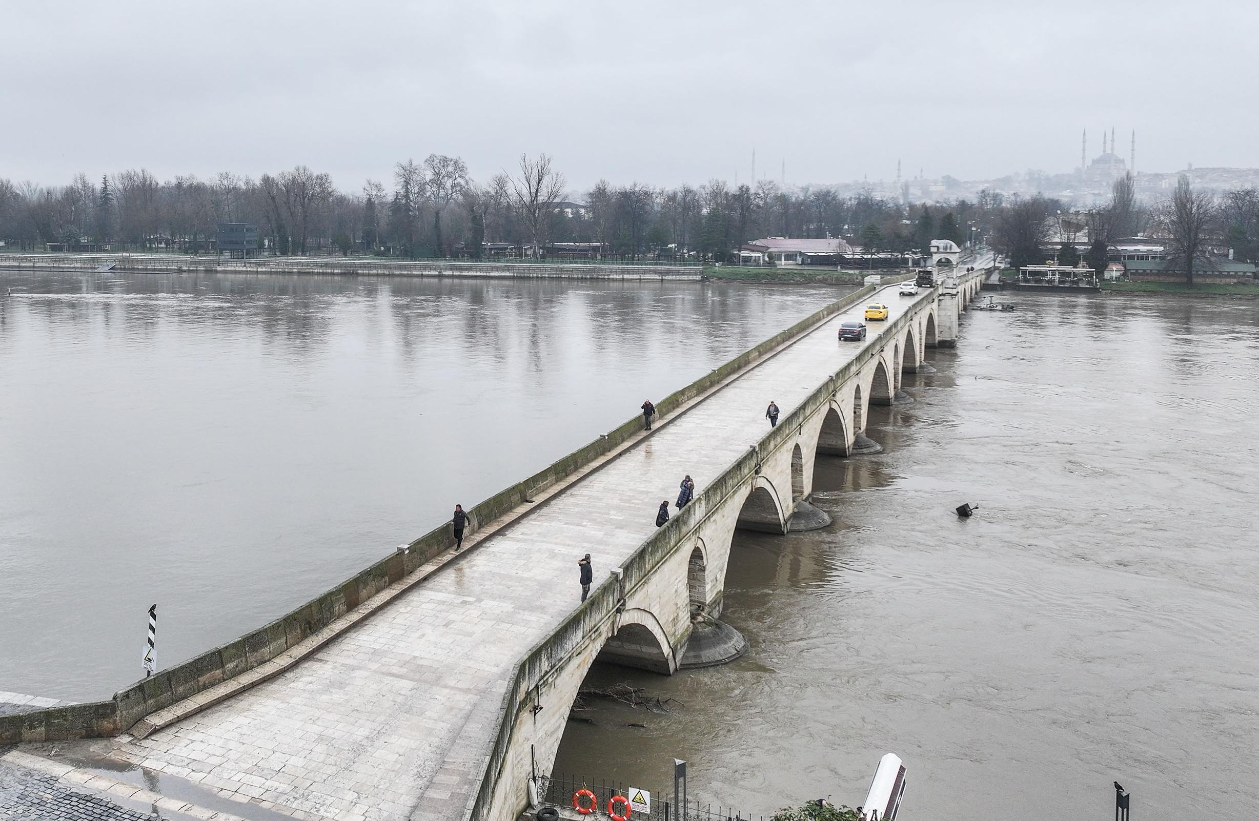 Meriç Nehri’nde taşkın alarmı!