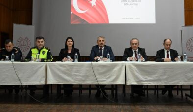 Okul güvenliği toplantısı yapıldı