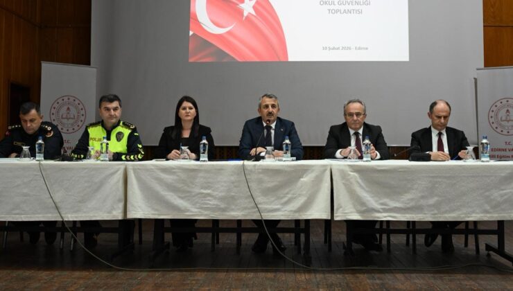 Okul güvenliği toplantısı yapıldı