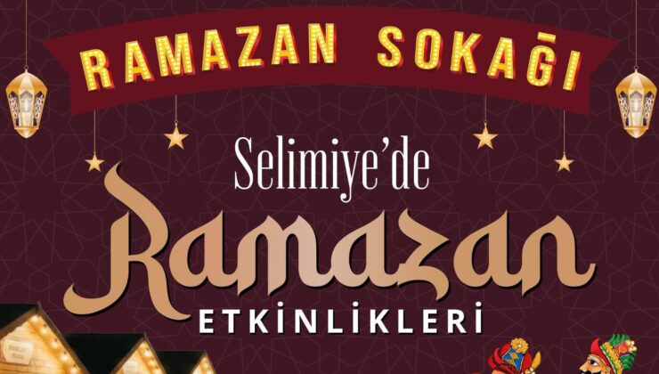 Selimiye’nin gölgesine “Ramazan Sokağı”