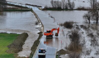 Hasanağa deresi taştı!