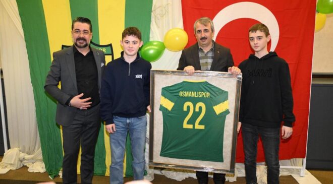 Vali Sezer’e Osmanlıspor forması