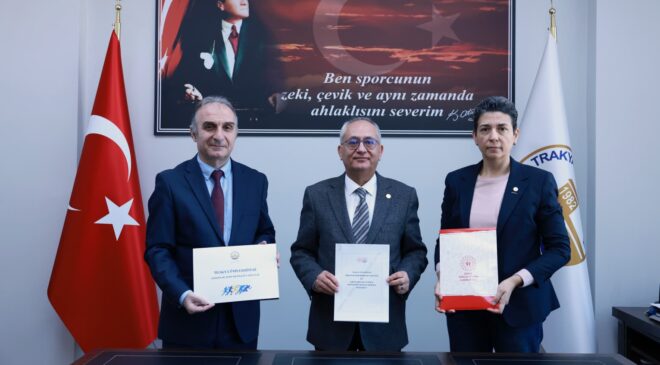 Trakya Üniversitesi’nden iş birliği protokolü