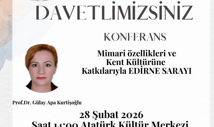 Yerel Tarih Grubu Edirne Saray’ını konuşacak