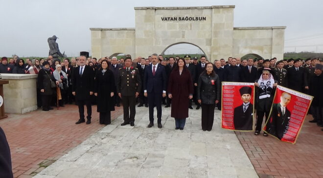 Çanakkale şehitleri anıldı