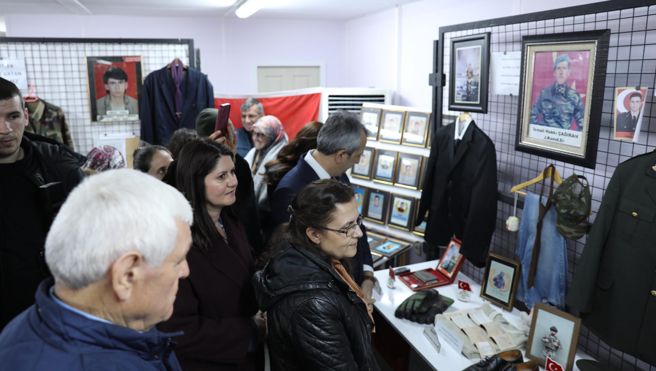 “Şehidimden Hatıra” sergisi açıldı