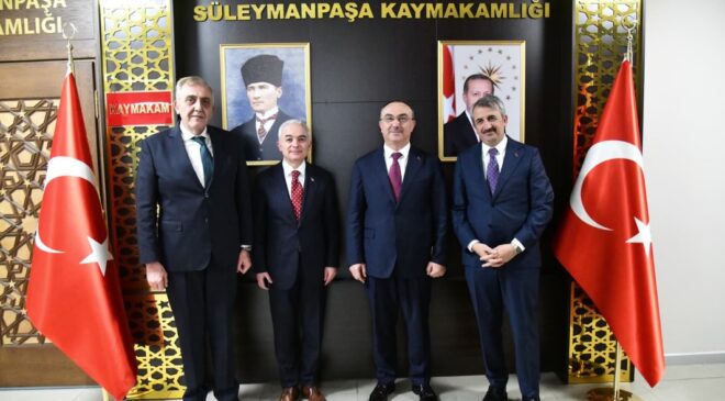 Vali Sezer’den Kaymakam Tunçer’e ziyaret