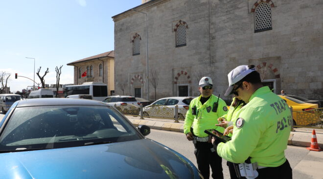 Bayram öncesi trafik denetimi