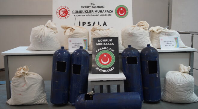 LPG tankından uyuşturucu çıktı