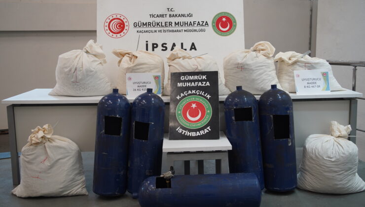 LPG tankından uyuşturucu çıktı