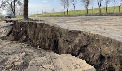 Tunca’da toprak kaydı