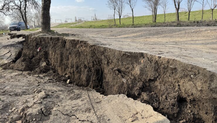 Tunca’da toprak kaydı