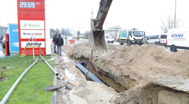 Altyapı çalışmaları sürüyor