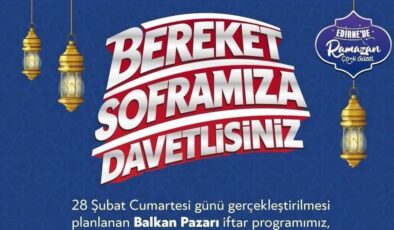 Belediyeden Balkan Pazarı’da iftar
