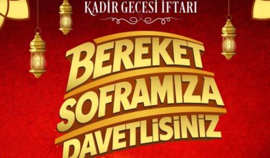 Belediyeden Kadir Gecesi iftarı