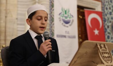 Genç hafızlar yarıştı