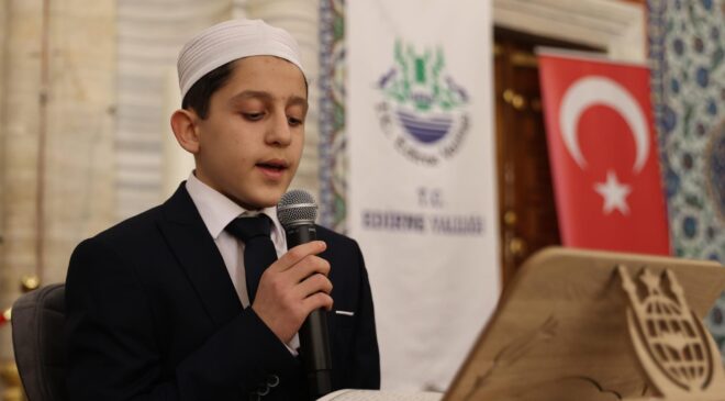 Genç hafızlar yarıştı