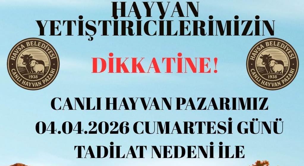 Hayvan Pazarı’na geçici kapama