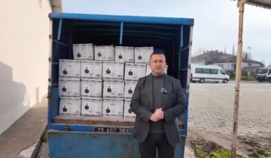 Lalapaşa Belediyesi’nden gıda yardımı