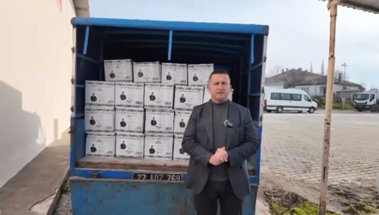 Lalapaşa Belediyesi’nden gıda yardımı