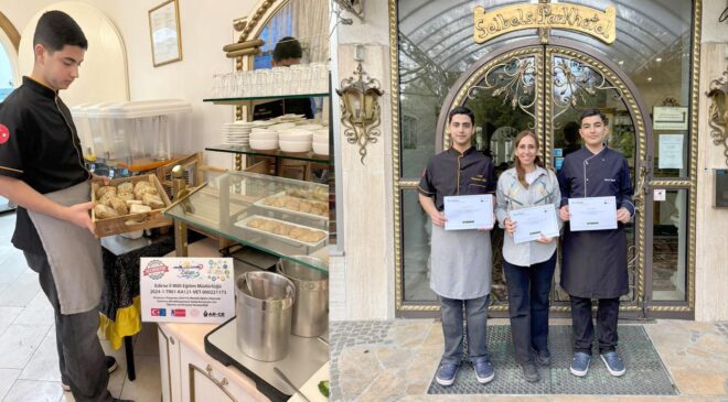 Öğrenciler Almanya’da staj yaptı