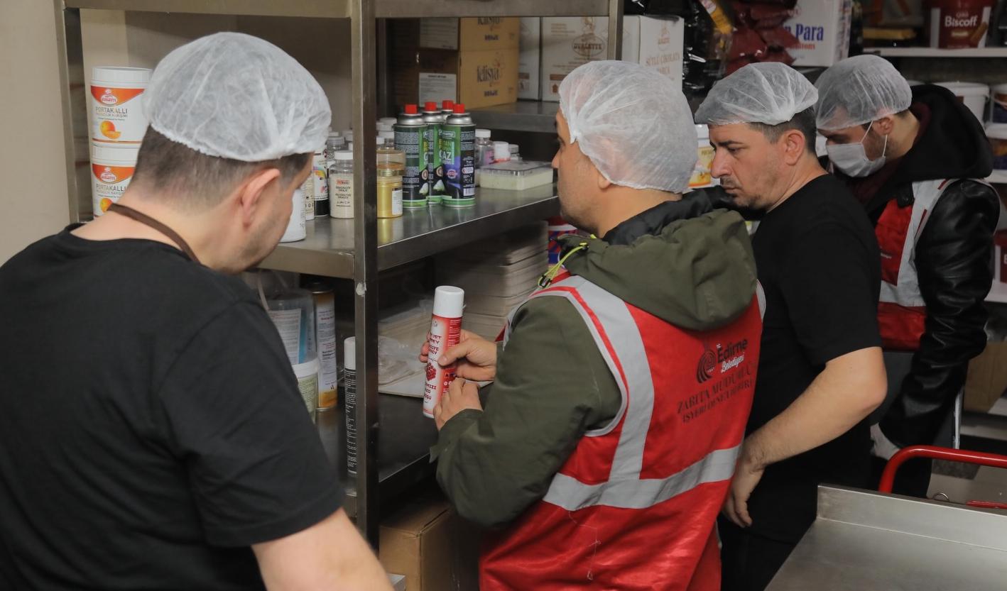 Zabıtadan pastane ve fırın denetimi