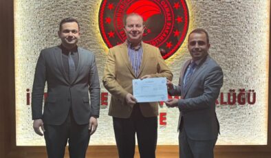 Öztürk’ün işletmesine sertifika