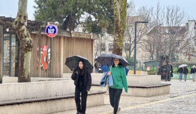 Edirne’de sağanak etkili oldu