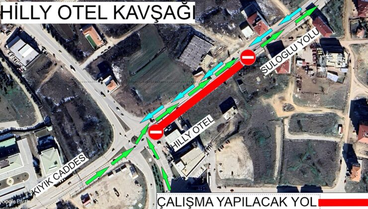 Süloğlu yönünde gidecek sürücüler dikkat