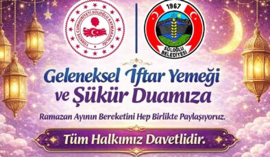 Süloğlu’nda iftar ve şükür duası yapılacak