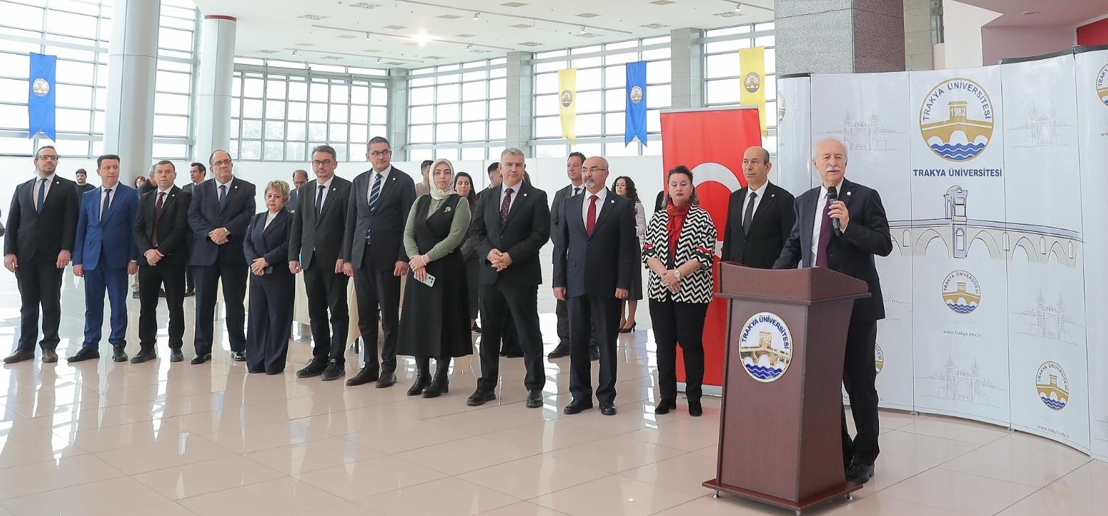 Trakya Üniversitesi’nde bayramlaşma