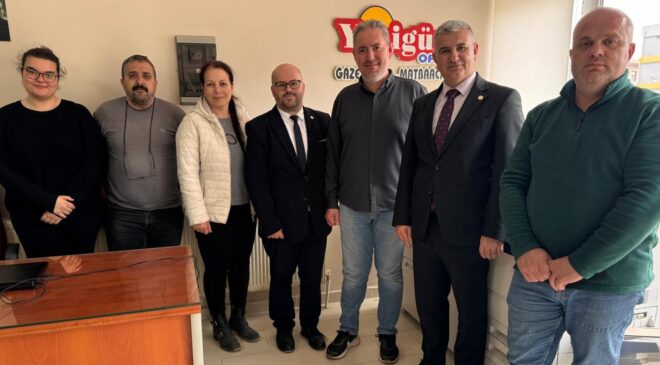 Trakya Üniversitesi’nden gazetemize ziyaret