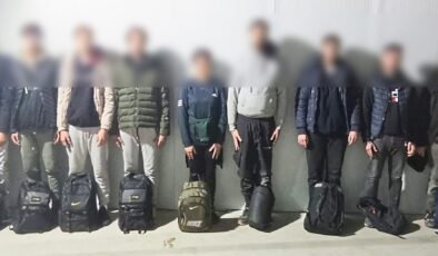 9 düzensiz göçmen yakalandı