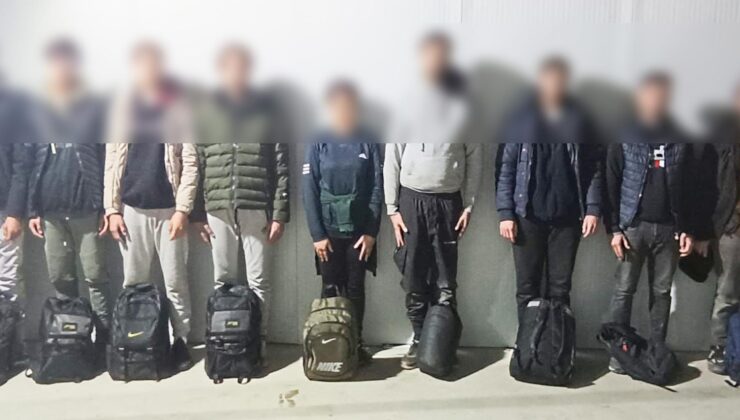 9 düzensiz göçmen yakalandı