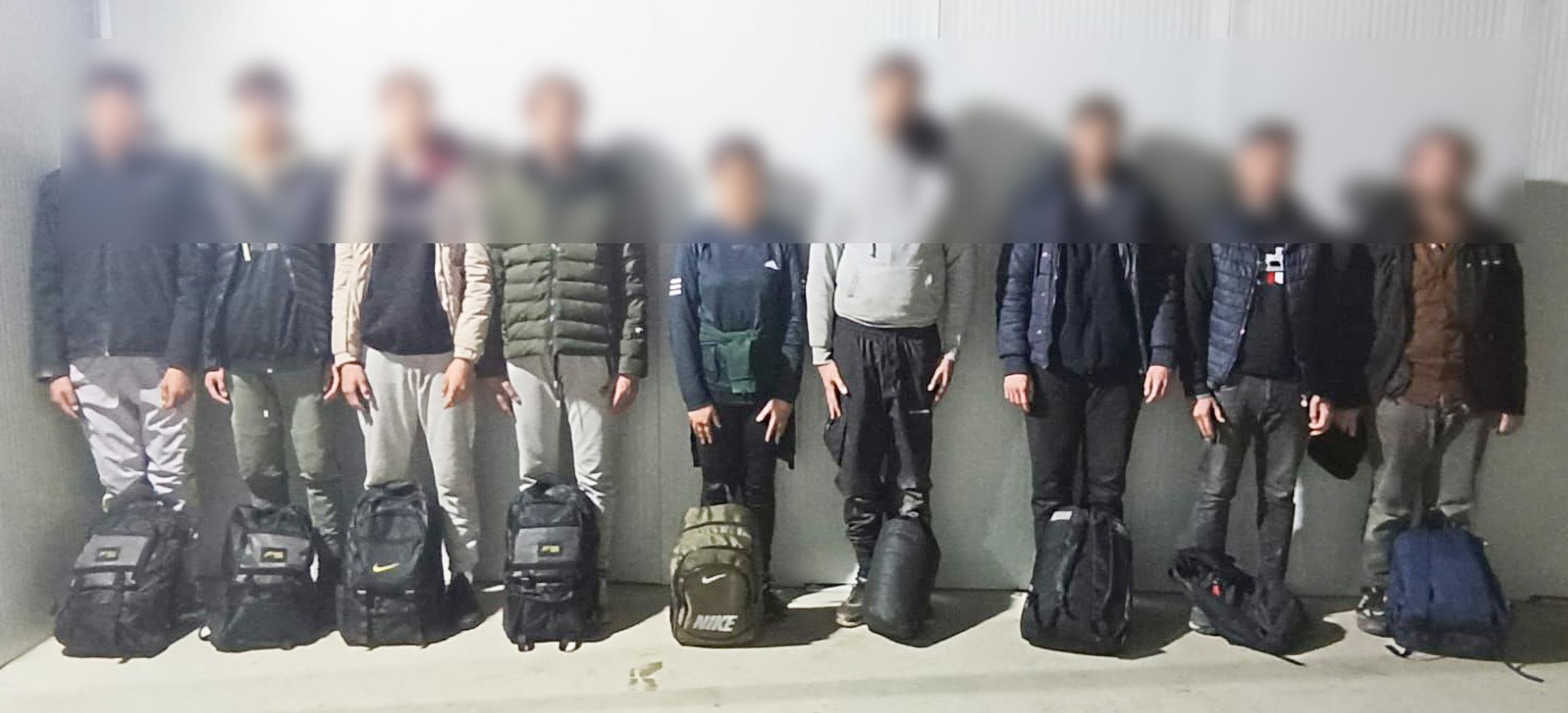 9 düzensiz göçmen yakalandı
