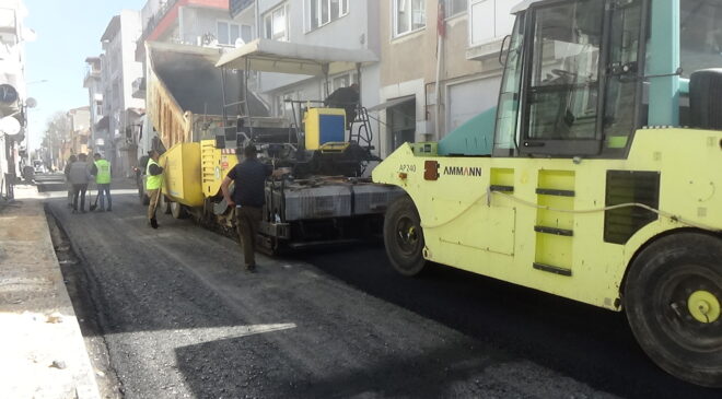 Arif Paşa Caddesi asfaltlanıyor