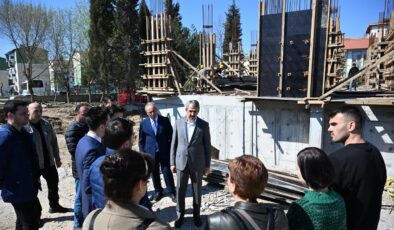 Okul inşaatı hızla devam ediyor