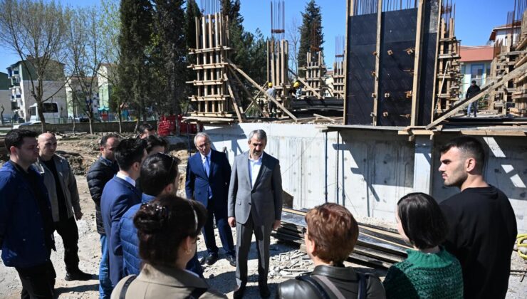 Okul inşaatı hızla devam ediyor