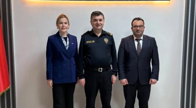 Baytar’dan Emniyet Müdürü Ayhan’a ziyaret