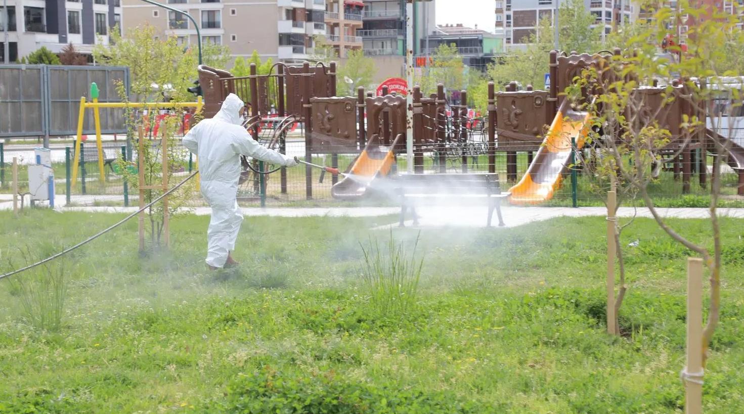 Belediyeden sivrisinek ilaçlaması