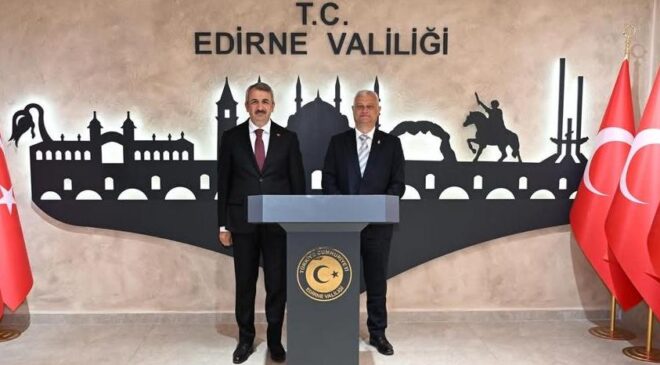 Bulgaristan İçişleri Bakanı Dechev’den ziyaret