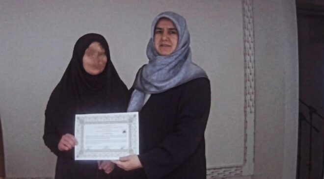 Ukraynalı kadın Müslüman oldu